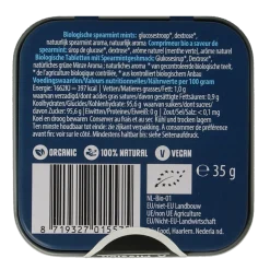 Max mints Spearmint blikje vierkant bio