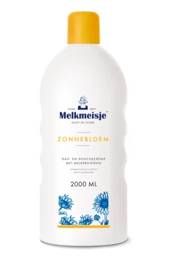 Melkmeisje Bad en douche zonnebloem/melk