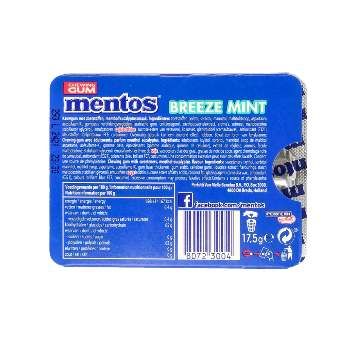 Mentos Gum breeze mint