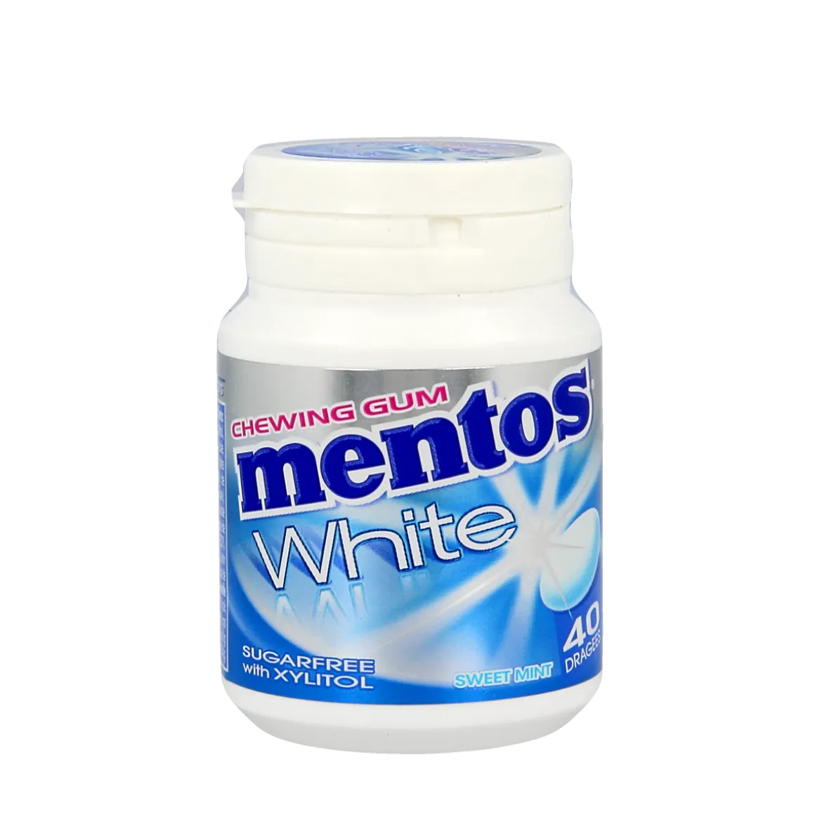 Mentos Gum sweetmint white pot
