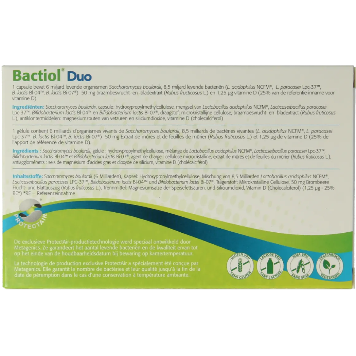 Metagenics Bactiol duo