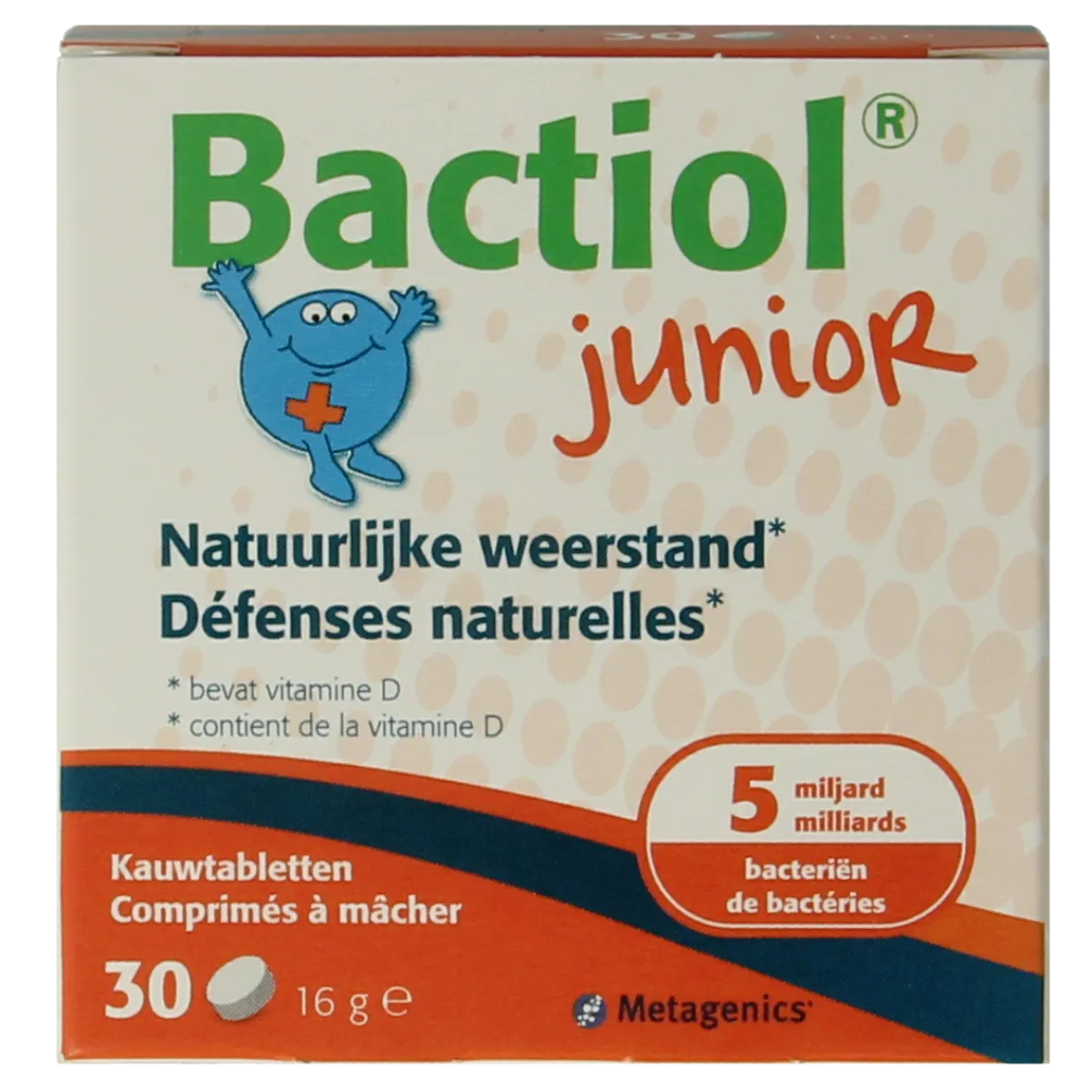 Clearance Metagenics Bactiol junior chew