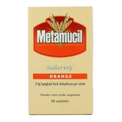 Metamucil Metamucil orange suikervrij