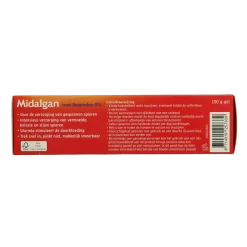 Hot Midalgan 4 in 1 gel + 5% ibuprofen