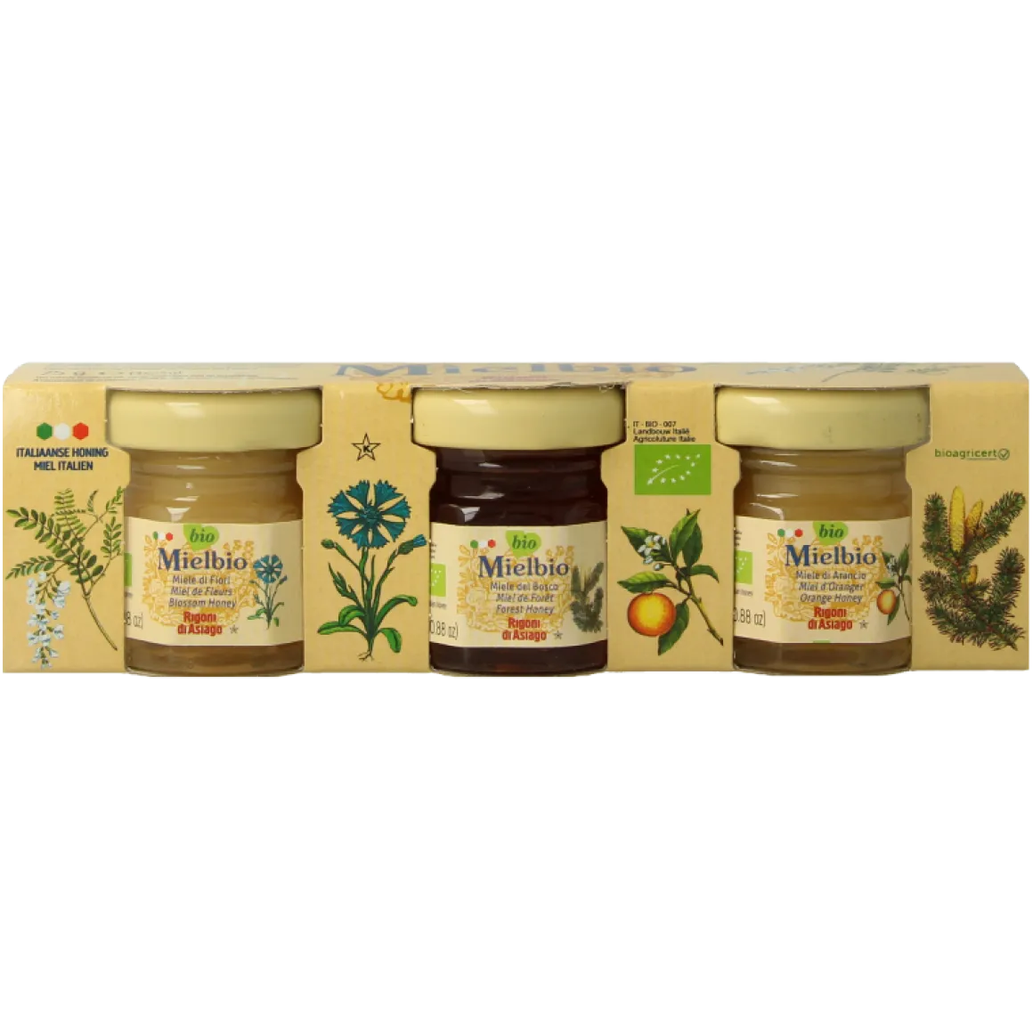 Mielbio Honing mix 25 gram bio