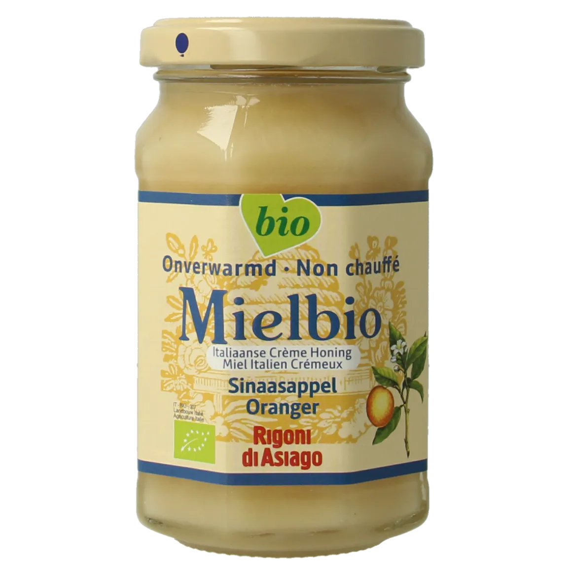 Mielbio Sinaasappel creme honing bio