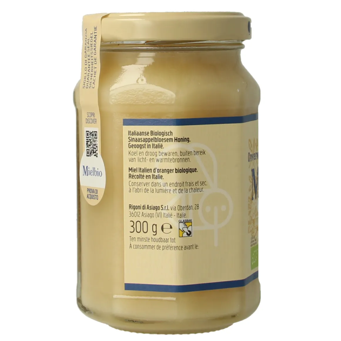 Mielbio Sinaasappel creme honing bio