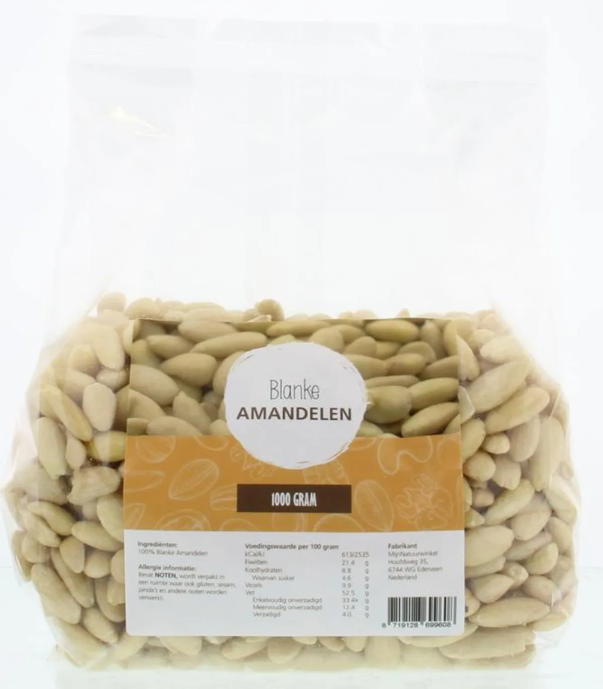 Discount MijnNatuurwinkel Blanke amandelen