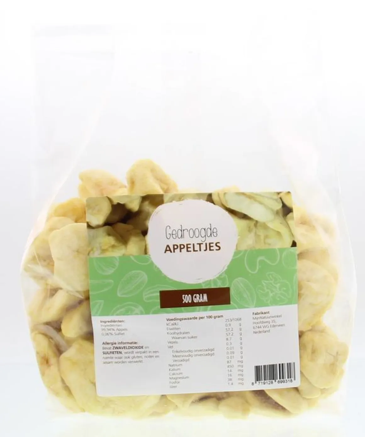 MijnNatuurwinkel Gedroogde appeltjes