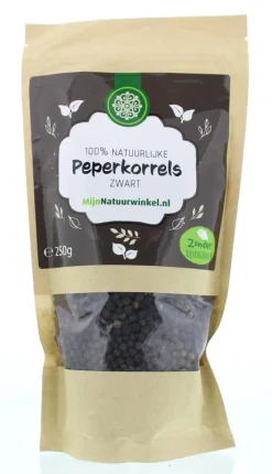Outlet MijnNatuurwinkel Peperkorrels zwart