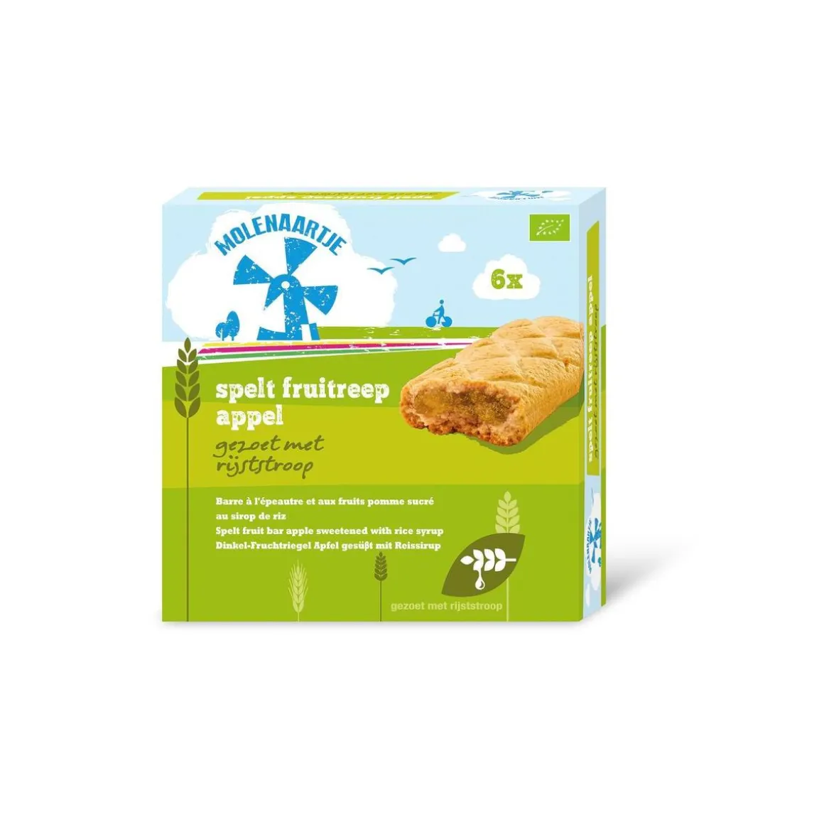Discount Molenaartje Spelt fruitreep rood fruit bio