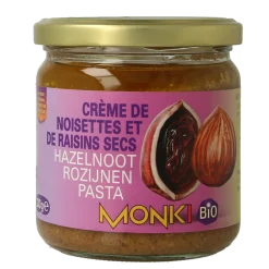 Monki Hazelnoten-rozijnenpasta eko bio
