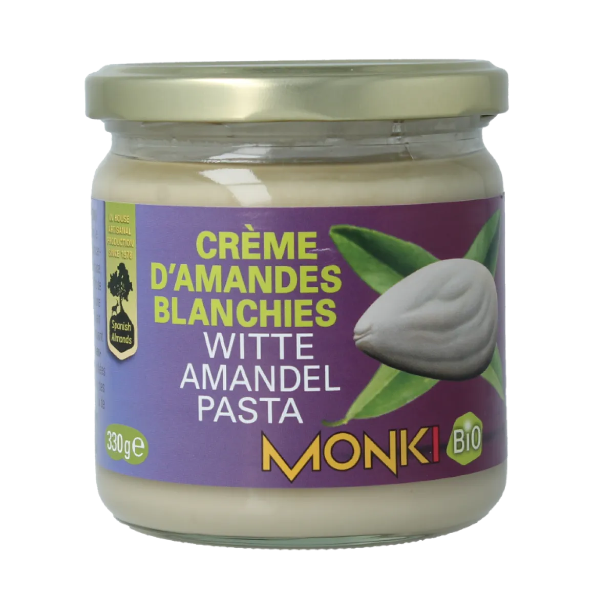 Monki Witte amandelpasta eko bio