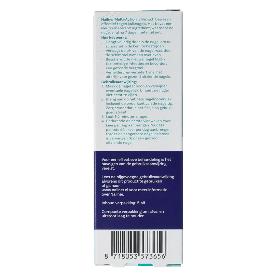 Nailner 2-in-1 brush
