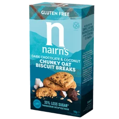 Nairns Biscuit breaks pure chocolade & kokos