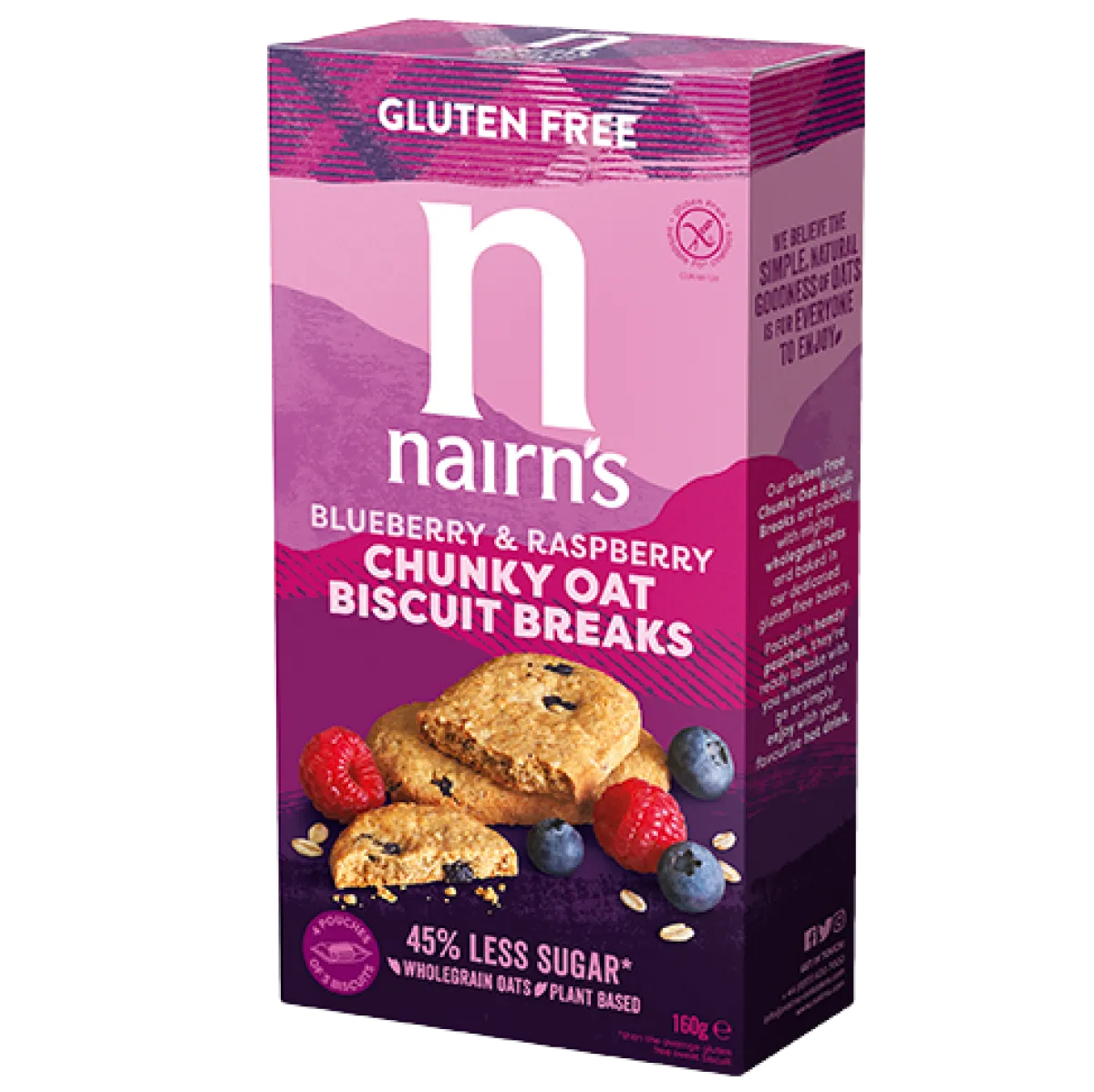 Outlet Nairns Breakfast biscuit blueberry & raspberry