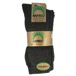 Naproz Thermo sokken grijs maat 43-46