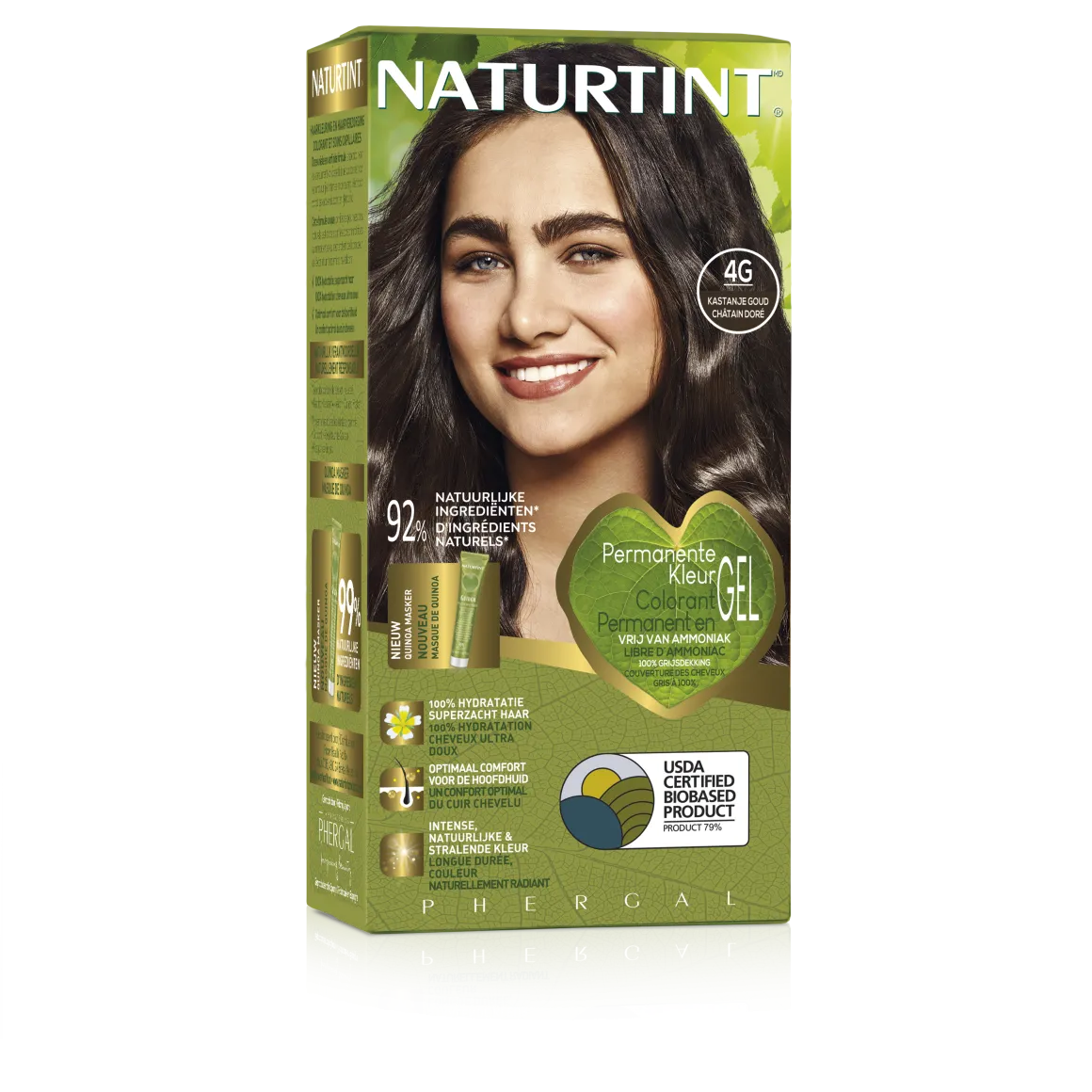 Naturtint 4G Kastanje goud
