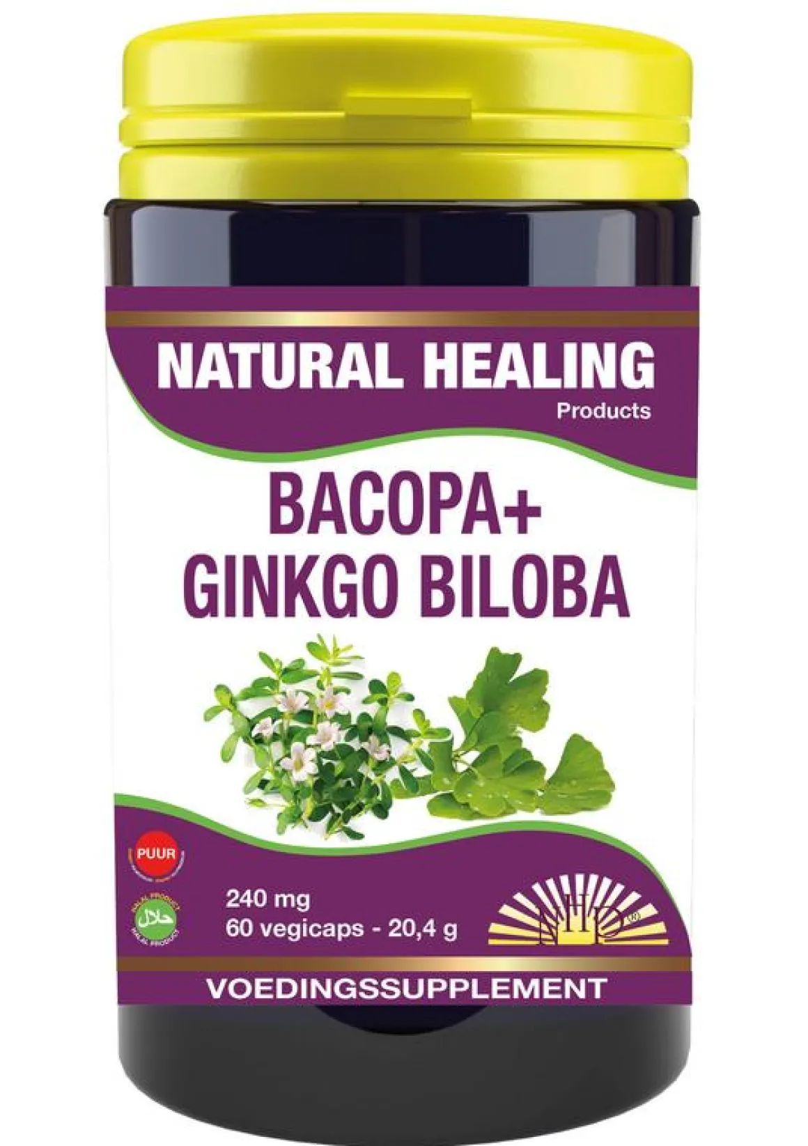 NHP Bacopa met ginkgo biloba puur