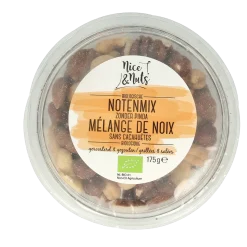 Nice & Nuts Notenmix zonder pinda met zeezout geroosterd bio