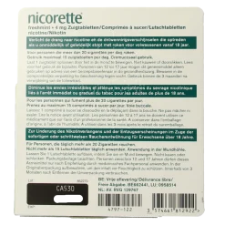 Sale Nicorette Zuigtablet 4mg fresh mint