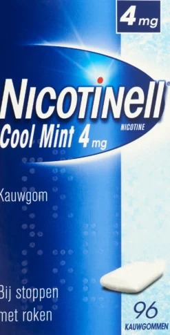 Nicotinell Kauwgom cool mint 4mg