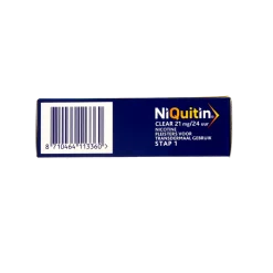 Niquitin Stap clear 21mg/24 uur