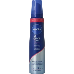 Clearance Nivea Care & hold styling mousse extra strong