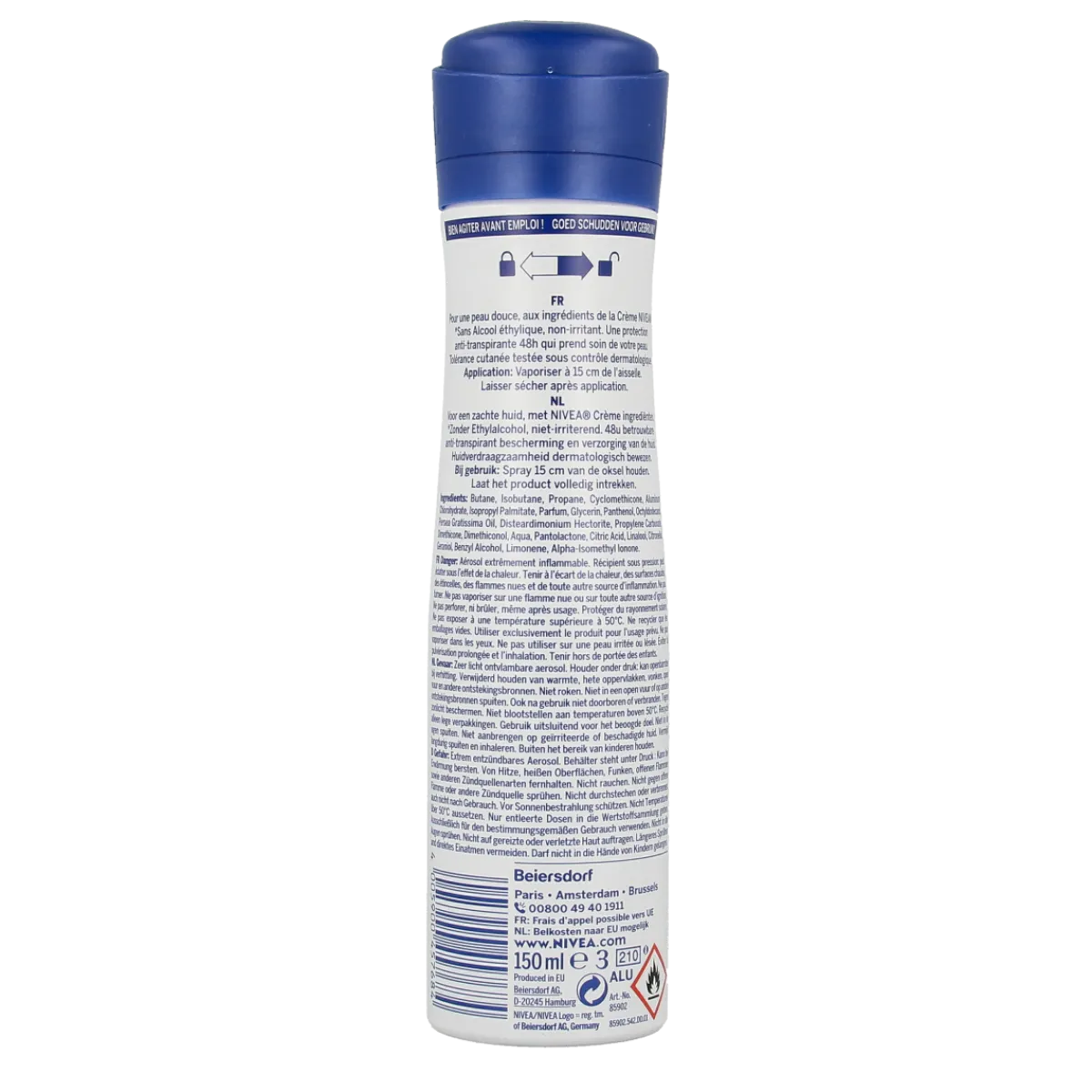 Hot Nivea Deodorant spray protect & care