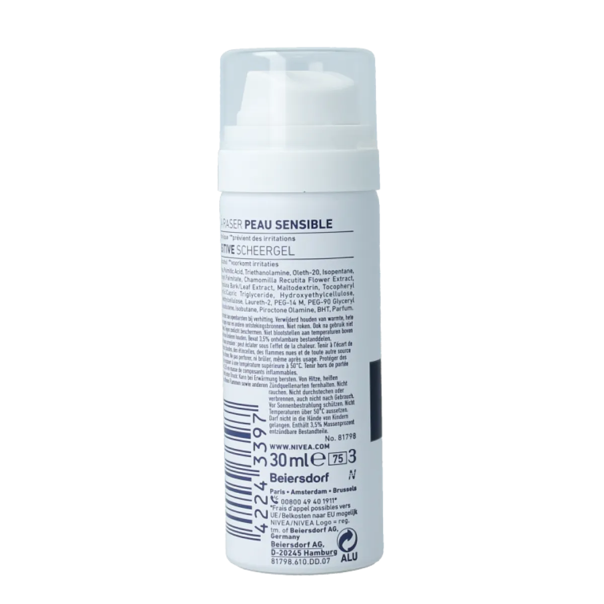 Sale Nivea Men sensitive scheergel mini