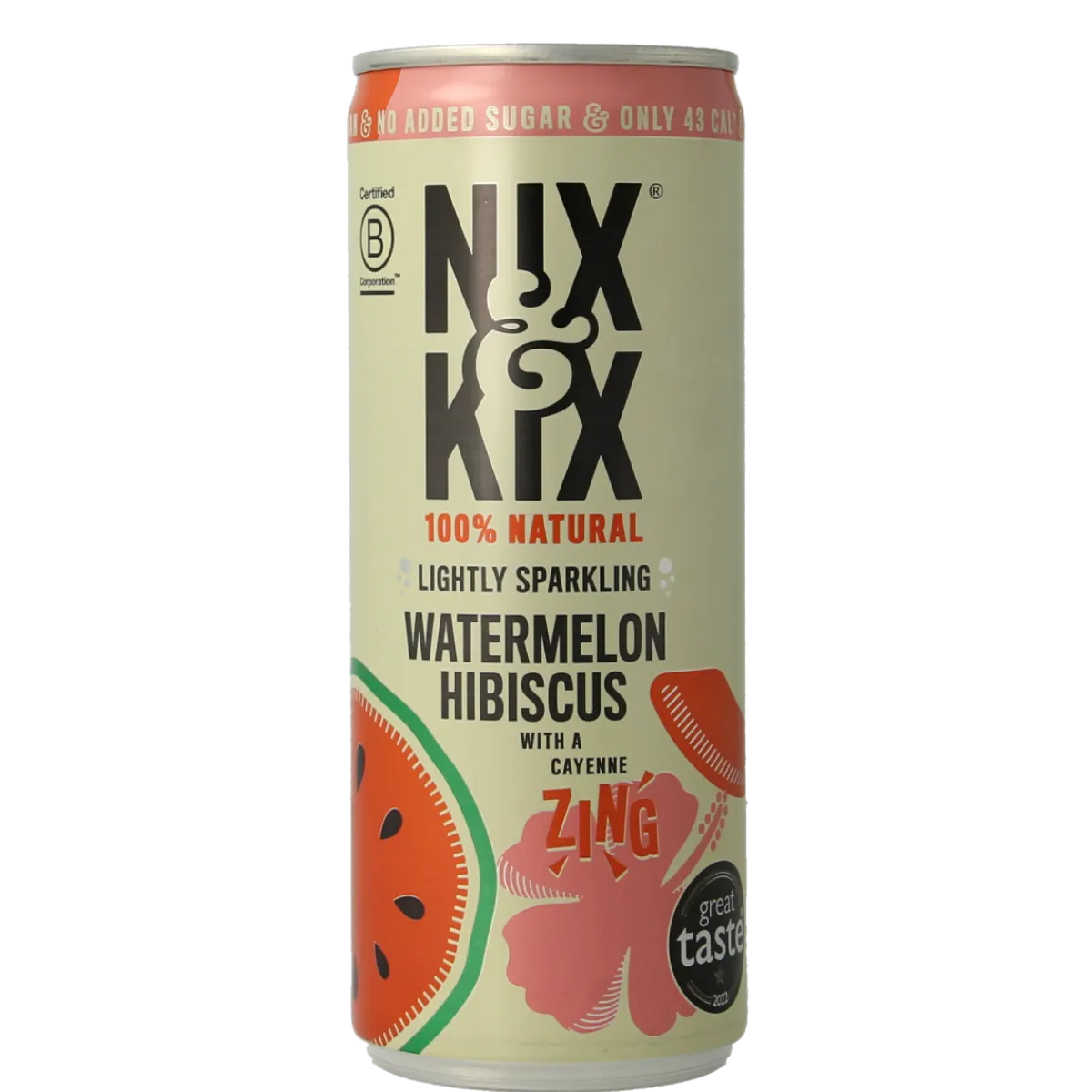 Nix & Kix Watermelon hibiscus blikje