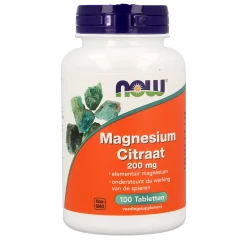 NOW Magnesium citraat 200mg