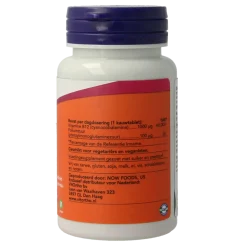 NOW Vitamine B12 1000mcg en Foliumzuur 100mcg