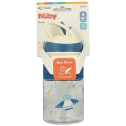 Nuby 2-in-1 Beker tuit hard 360ml 3 jaar assorti