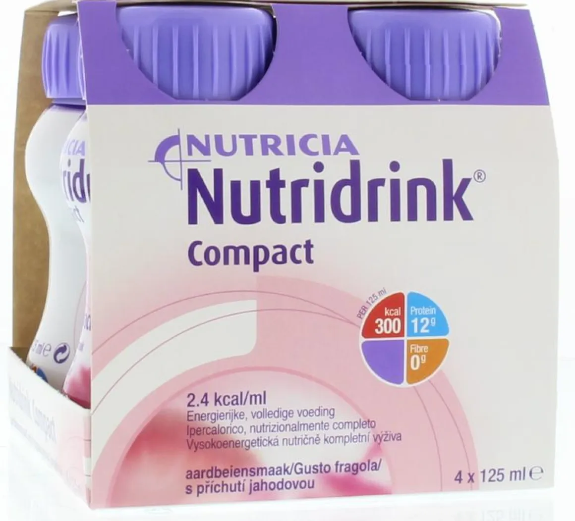 Nutridrink Compact aardbei 125ml