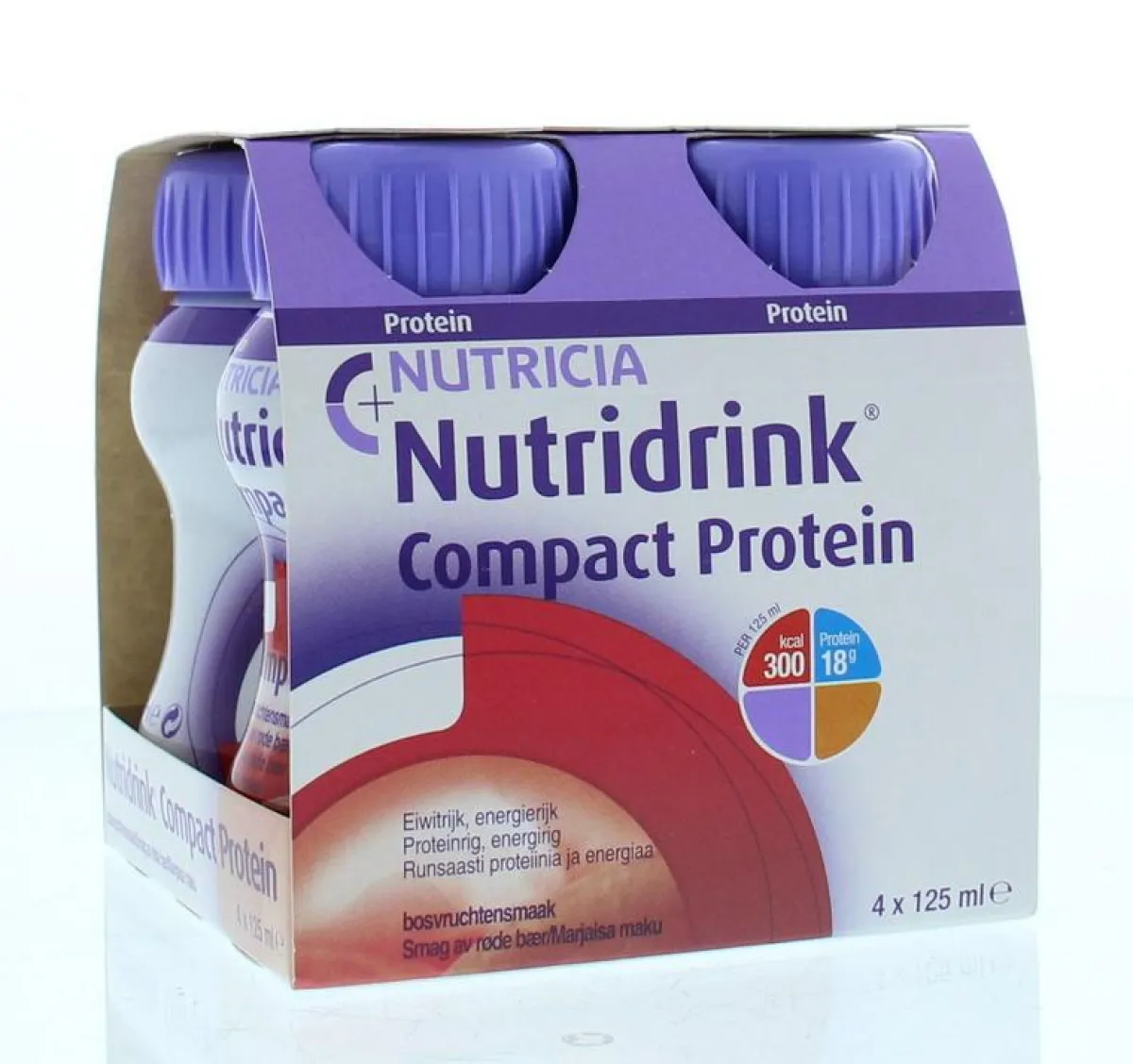 Clearance Nutridrink Compact protein rode vruchten 125 gram