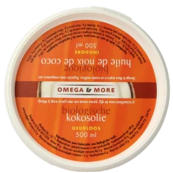 Omega & More Kokosolie geurloos bio 500ml
