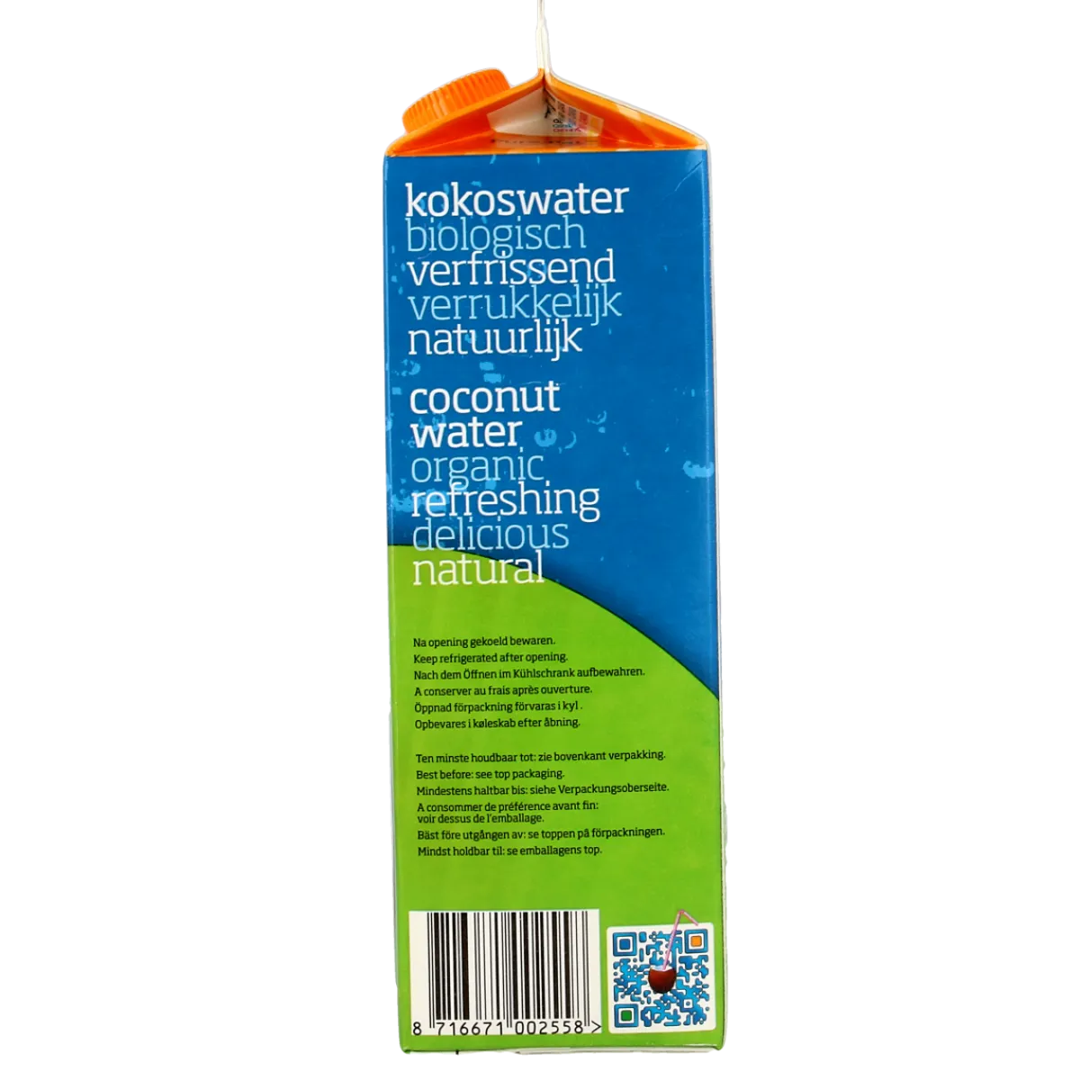 Omega & More Kokoswater bio