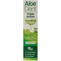 Hot Optima Tandpasta aloe vera triple action fluor free