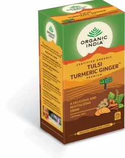 Discount Organic India Tulsi turmeric ginger thee bio