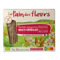 Pain Des Fleurs Krokante crackers meergranen glutenvrij bio