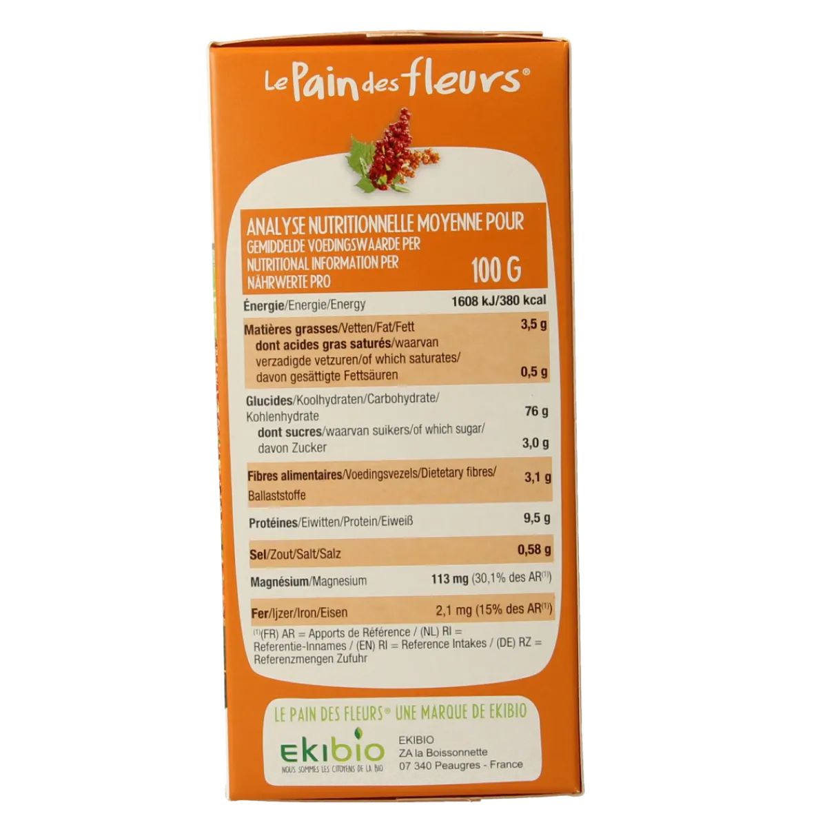Online Pain Des Fleurs Krokante crackers quinoa glutenvrij bio