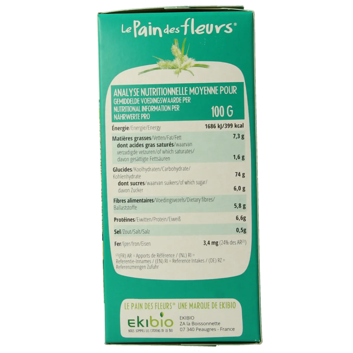 Outlet Pain Des Fleurs Krokante crackers aardamandel glutenvrij bio