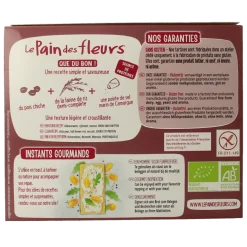 Pain Des Fleurs Krokante crackers kikkererwten glutenvrij bio
