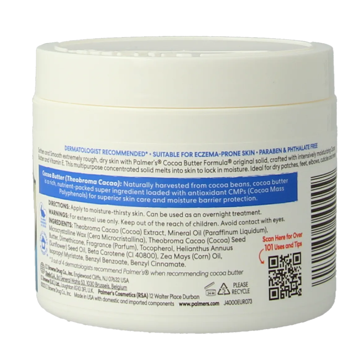 Palmers Cocoa butter formula pot