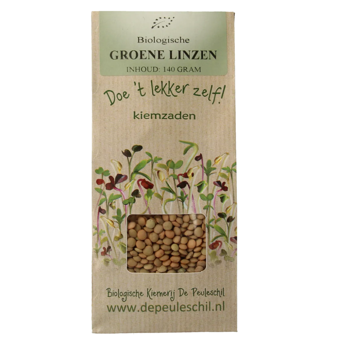 Peuleschil Groene linzen bio