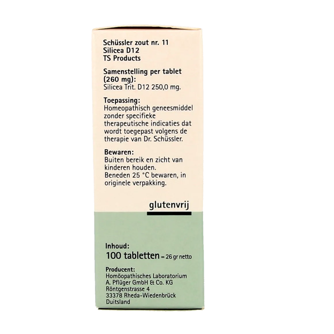 Pflüger Silicea 11 D12 Schussler