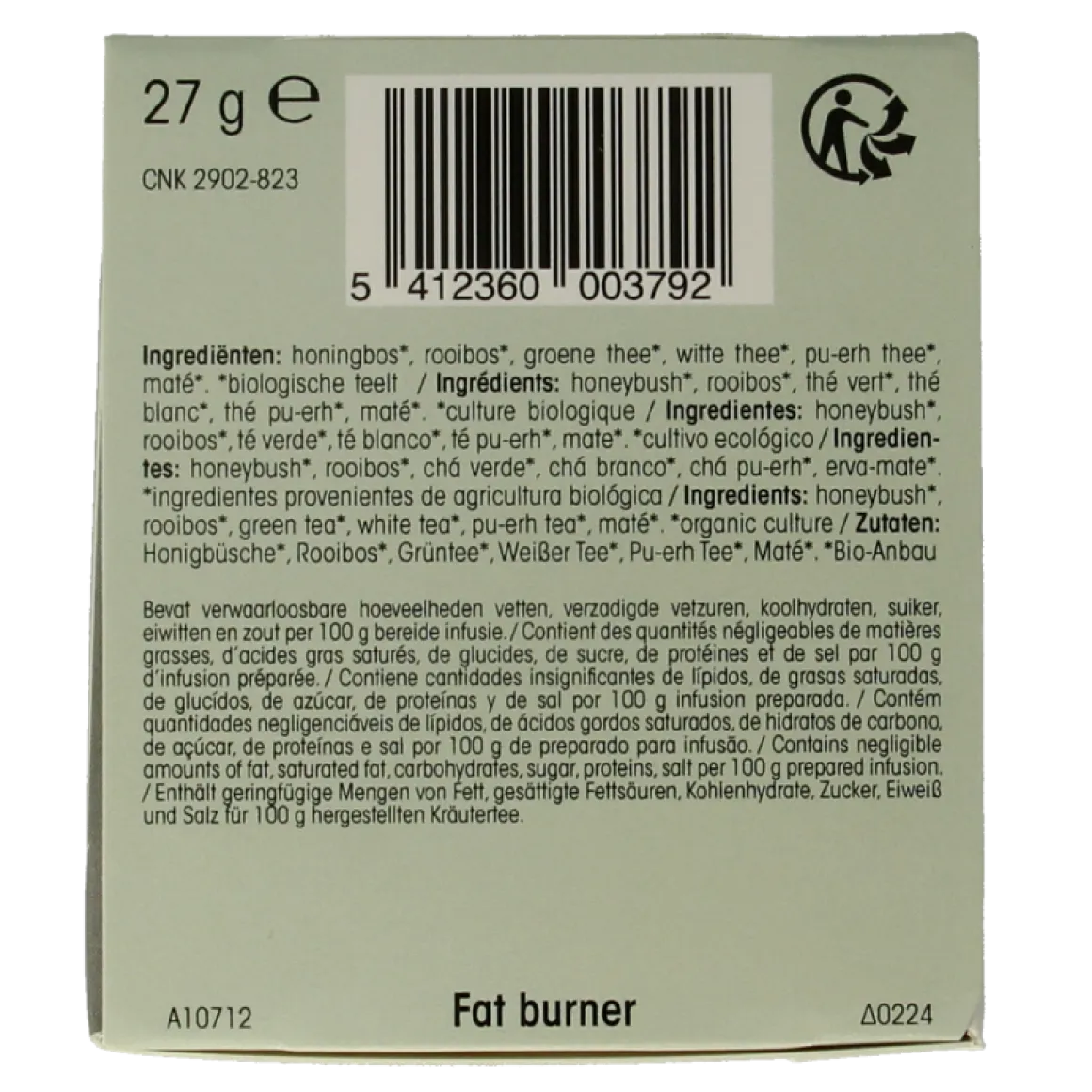 Physalis Fat burner thee bio