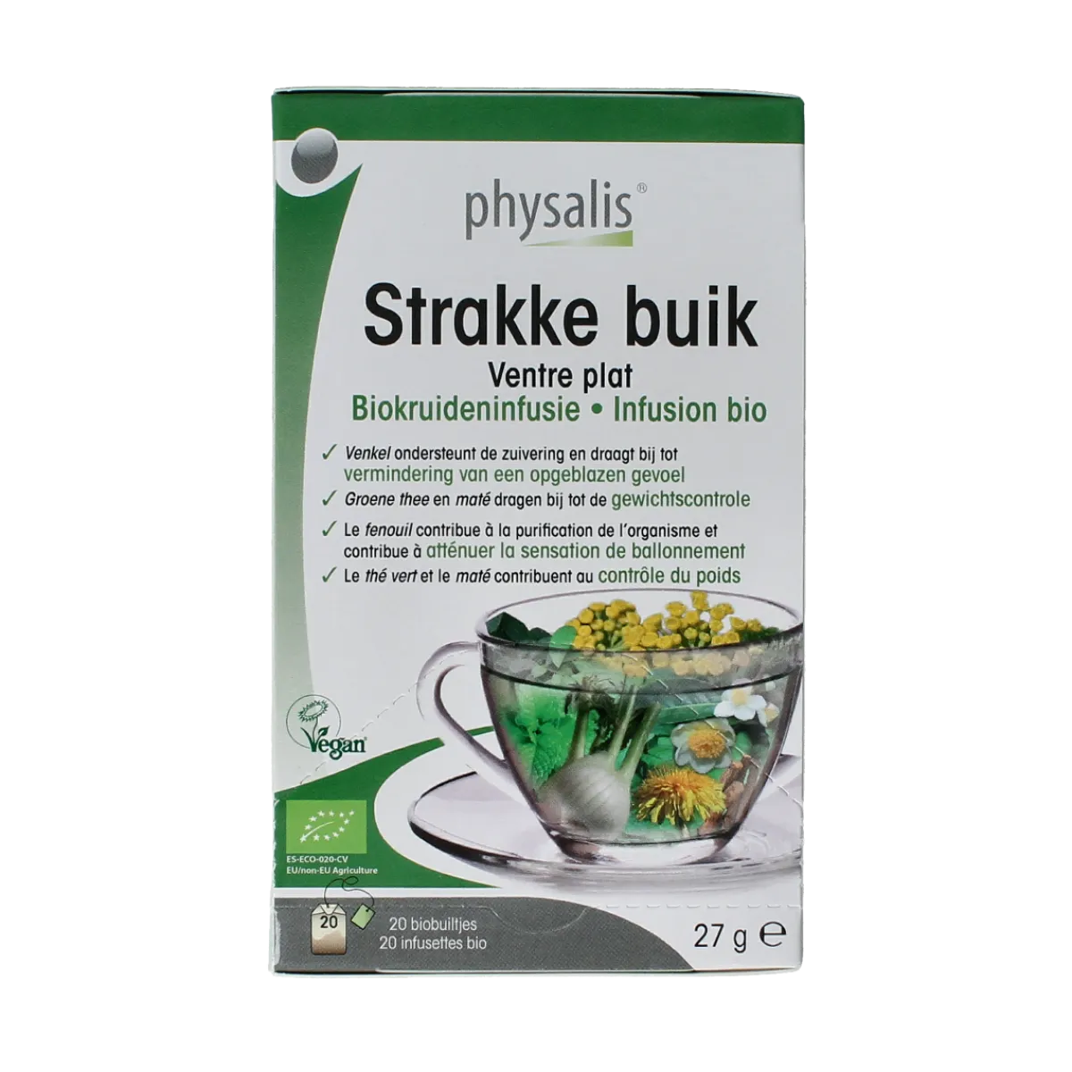 Best Physalis Strakke buik thee bio