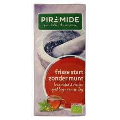 Piramide Frisse start zonder munt thee bio